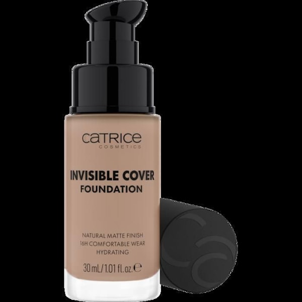 Foundation - CATRICE - Invisible Cover 037W - Lätt täckning - Naturlig finish - Lång hållbarhet OSYNLIG SKYDD 037W