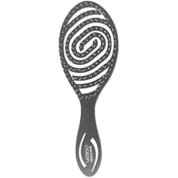 Detangling Brush - BÄTTRE - Ocean Cepillo - Ergonomisk - Flexibla tänder - Återvunnen plast grå