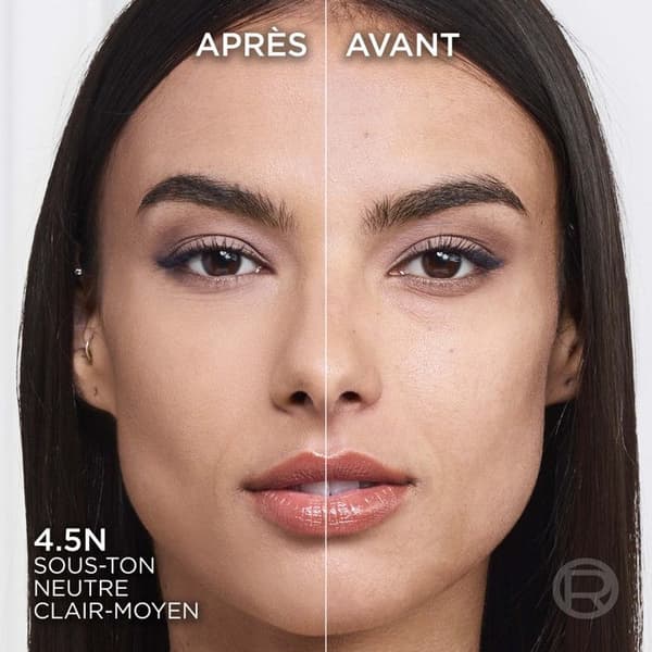 Foundation - L'OREAL PARIS - Accord Perfect - 4.5N TrueBeige - 30 ml - Skræddersyet samlende Beige