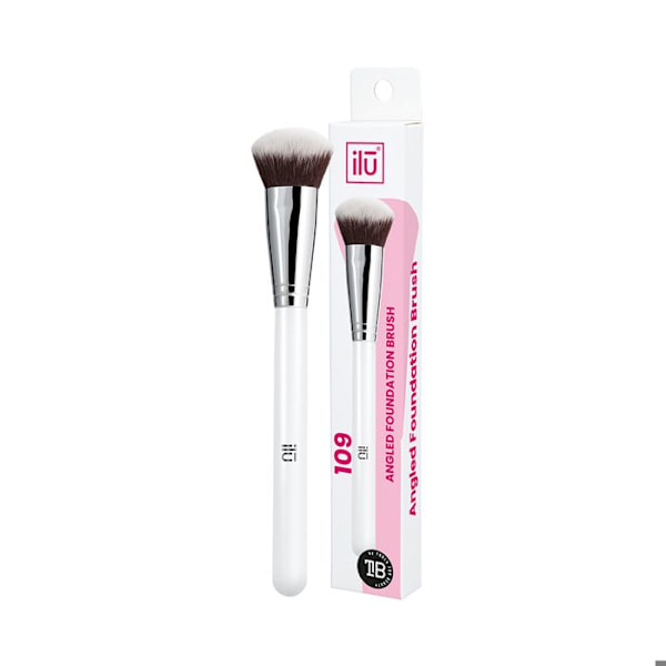 Ilū Make Up Angled Foundation Brush 109 - sned pincel för foundation