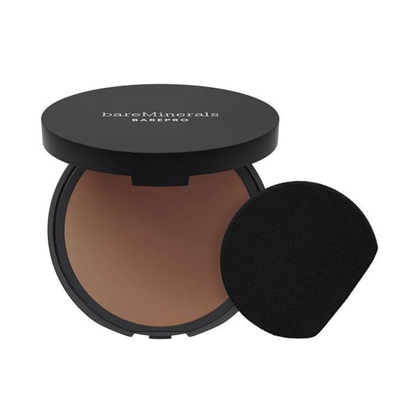 Kompaktfoundation Hudperfekterande puder BAREPRO 24H #55-Djup Neutral 8 gr