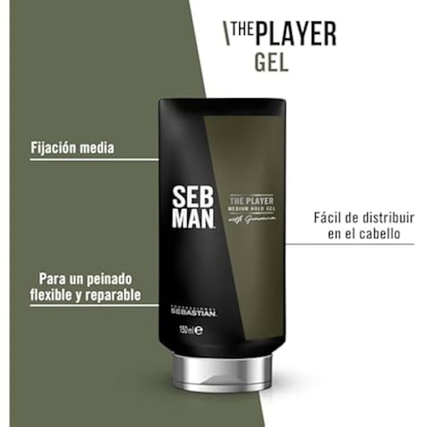 Stylinggel - SEBASTIAN - Alla hårtyper - Parabenfri - Gelstruktur - Skulptering