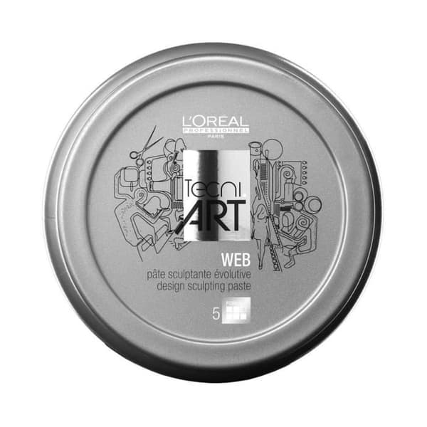 Skulpturpasta - L'OREAL PROFESSIONNEL - Tecni.Art Evolutive Web - 150ml - Modulerbart look - Skinnende finish