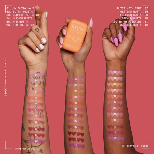 NYX Professional Makeup Buttermelt Blush Blush MIN HALV MIN BÄSTA HALVA