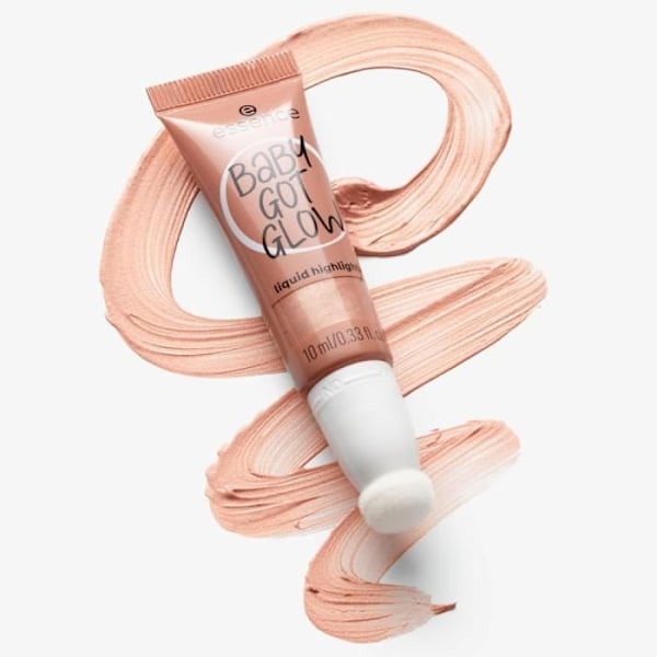 Essence - Baby Got Glow Liquid Highlighter - 30 Breezy Bronze Champagnefärg, sidenbeige