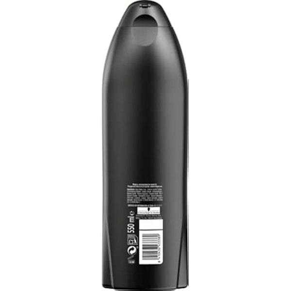 BLACK ENERGY duschgelé - MAGNO - 550 ml - Svart färg - Återfuktande - Fräsch doft Svart
