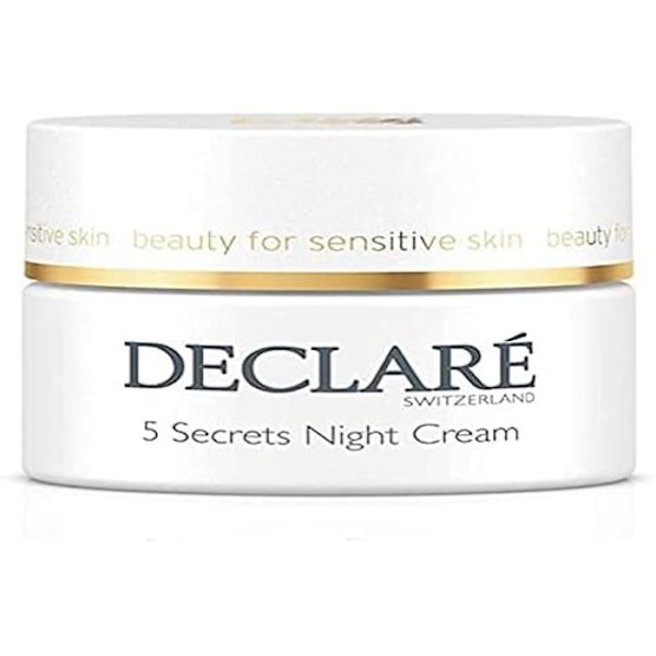 Nattkräm - DECLARE - 5 Secrets - 50ml - Hypoallergen - Alla hudtyper