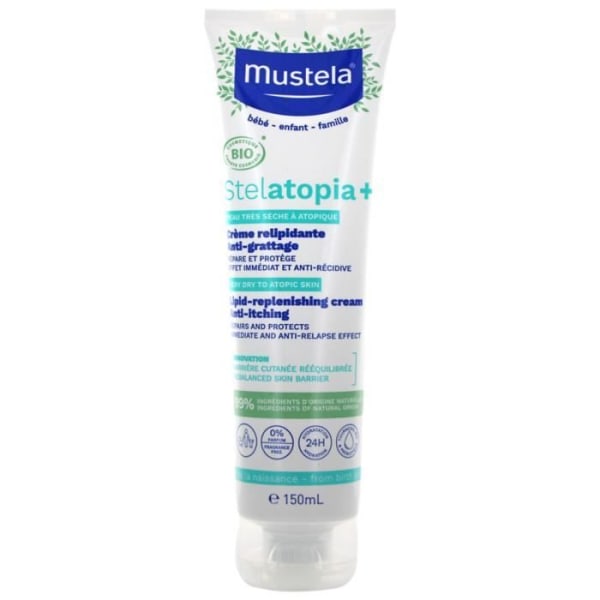 Mustela Stelatopia+ Anti-Itching Lipid-Replenising Cream 150 ml
