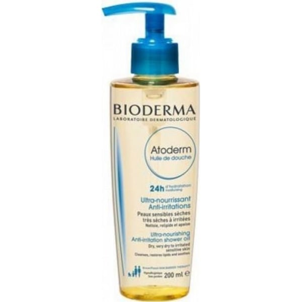 Bioderma Atoderm Anti-irritationsrengörande duscholja för torr atopisk hud 200ml
