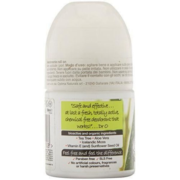 Dr. Organic DRC09001 - DEODORANT - Dr Organic Tea Tree Deodorant 50ml