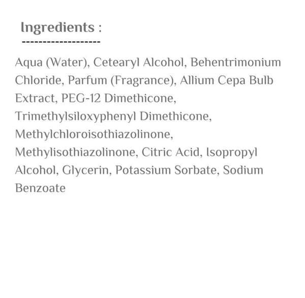 Hårmask - Babaria - Lök - 400 ml - Antioxidant - Färgskydd