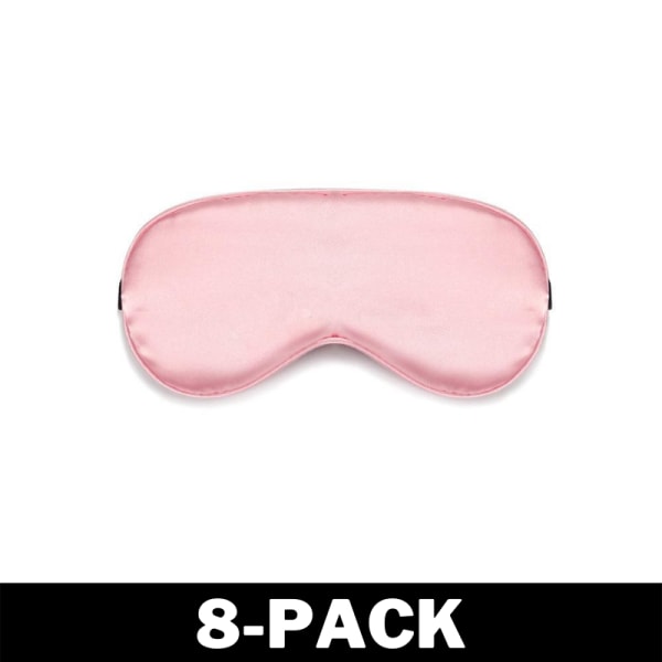 Lyxig och Bekväm Sovmask i Silke - Rose 8-Pack