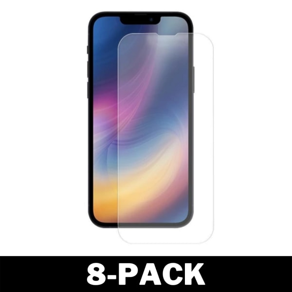 Skärmskydd för iPhone 15 - Transparent Härdat Glas 8-Pack