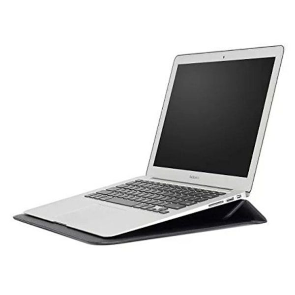 Datorfodral i Läder 15 tum Laptop / Macbook Svart 2-Pack