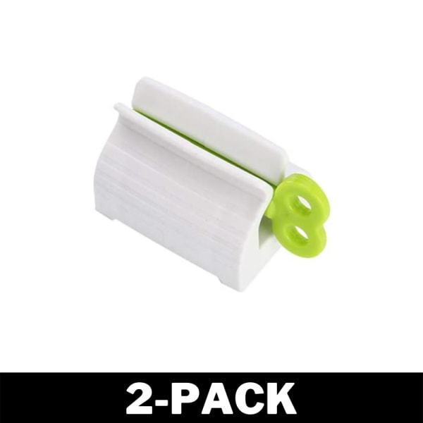Tandkrämshållare / Tubpress - Pressa ut det sista Grön 2-Pack