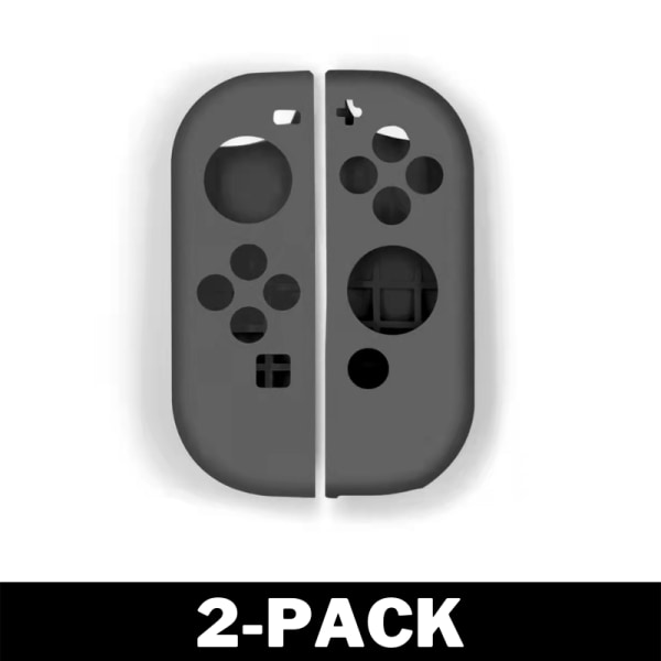 Silikonskydd till Nintendo Switch Joy Cons - Grå 2-Pack