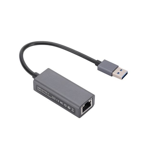 USB till Ethernet Adapter 1 Gbit/s Svart - Flerpack 1-Pack