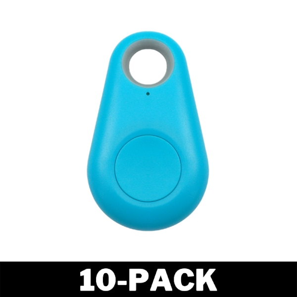 GPS Mini Tracker för Hund / Katt / Nycklar Ljusblå 10-Pack