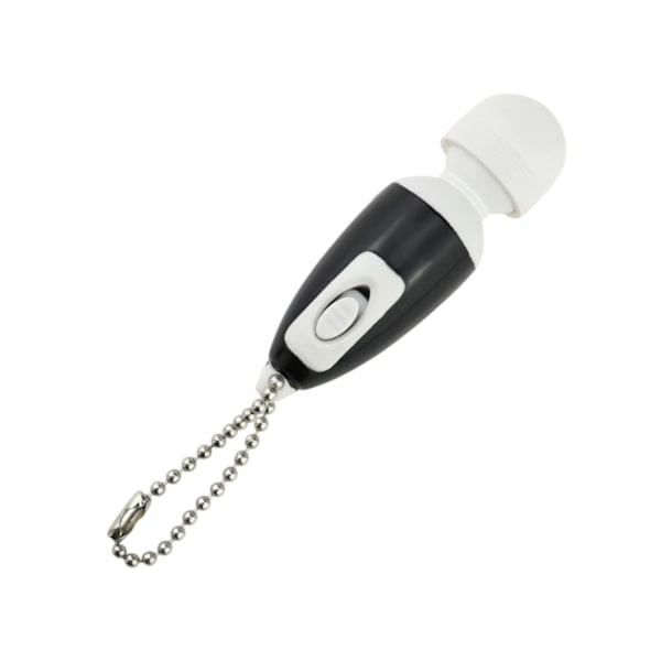 Mini Vibrator med Nyckelring Flera Färger Svart Default Title