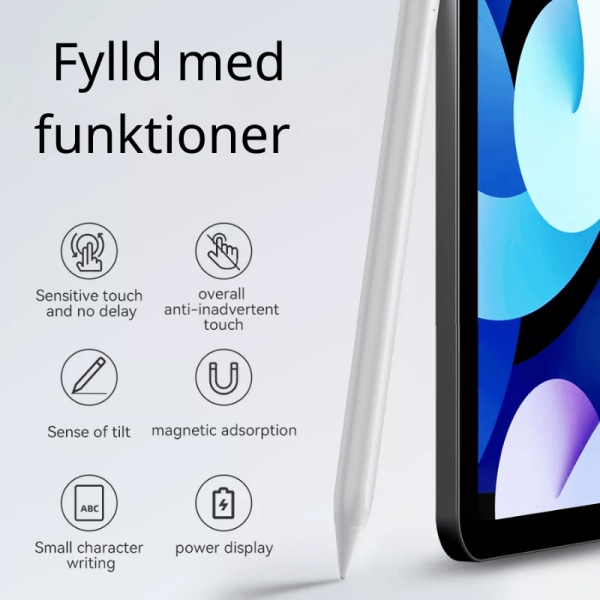 Högkvalitativ Stylus Pen för Surfplatta / iPad - Uppladdningsbar