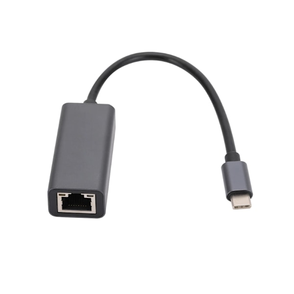 USB-C till Ethernet Adapter - 100 Mbps Svart Default Title