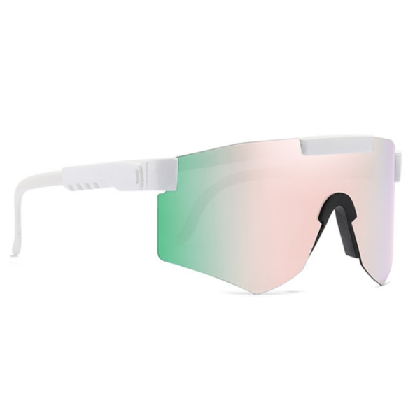 Polariserade Sportsolglasögon Unisex Peachy White (C3)