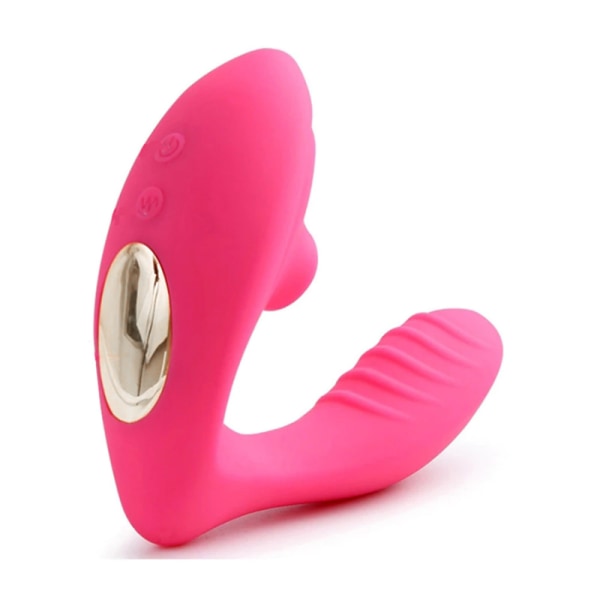 Mirakulös Vibrator med Klitorissug - Easy Climax Rosa 1-Pack