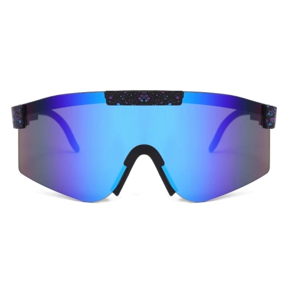 Polariserade Sportsolglasögon Unisex Blå / Svart 1-Pack