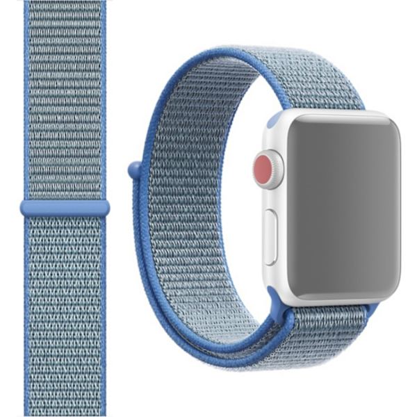 Apple Watch 38mm / 40mm Nylonarmband Blå Default Title