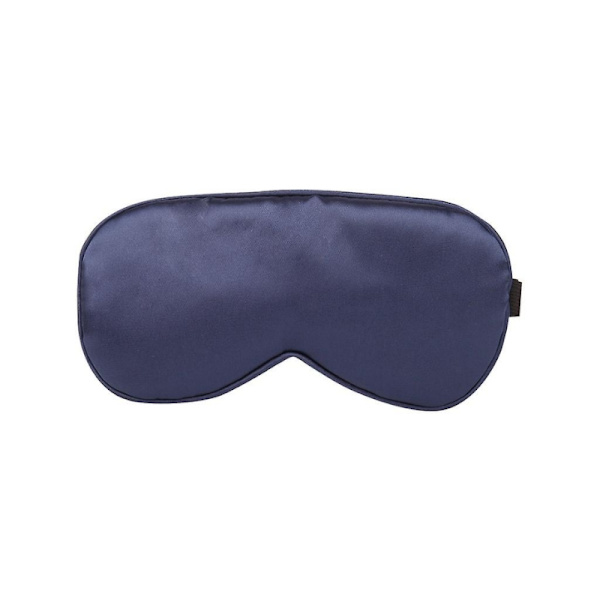 Lyxig Sovmask i Silke - Marinblå Default Title