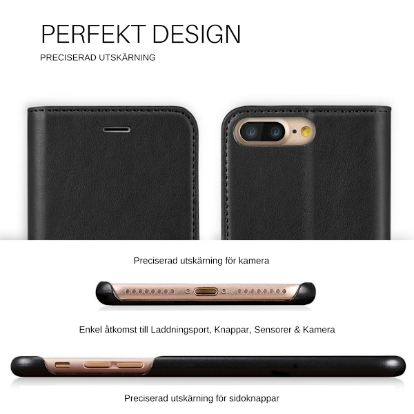 Plånboksfodral iPhone X/Xs Vit 2-Pack