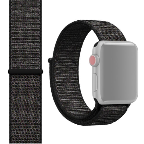 Apple Watch 42mm / 44mm Nylonarmband Svart