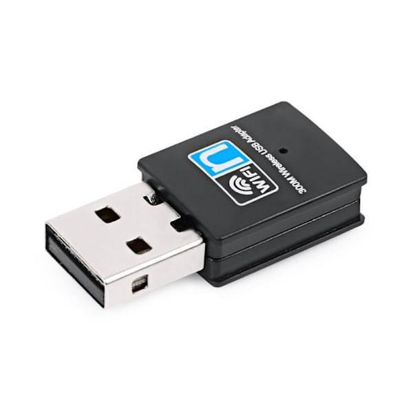 USB WIFI Adapter - Svart - 300 Mbps Default Title