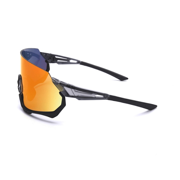 Sportsolglasögon Polariserade - Svart / Röd 1-Pack