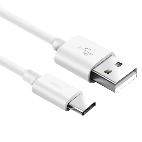 USB-C Quick Charge Snabbladdare Kabel 1M Vit 5-Pack