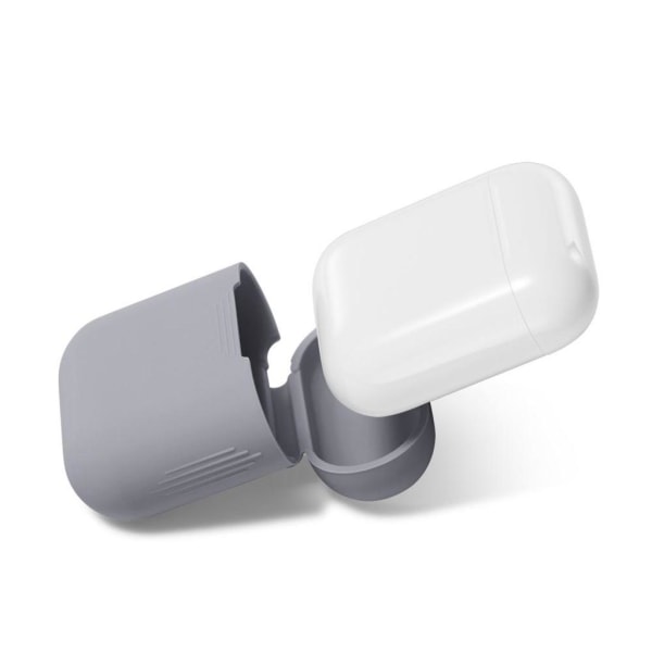 Airpod Silikonfodral Flera Färger Grå 5-Pack