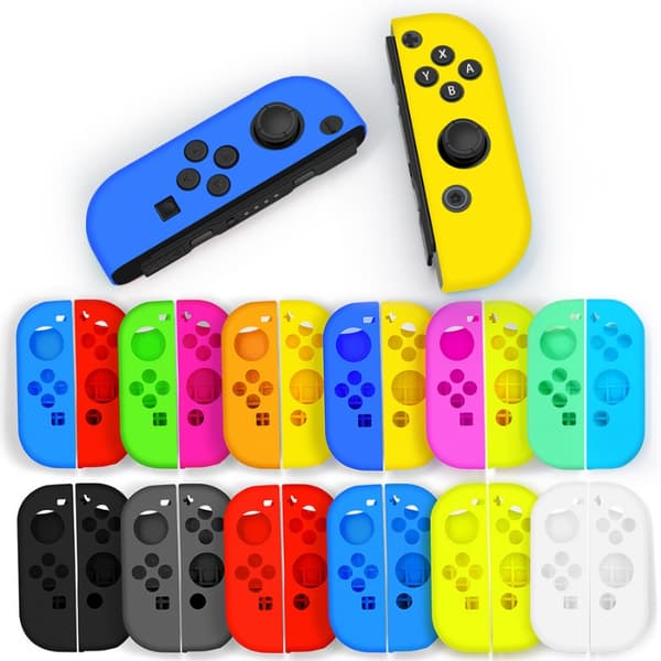 Silikonskydd kompatibla med Nintendo Switch Blå 2-Pack