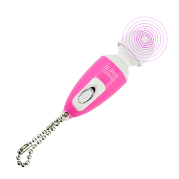 Mini Vibrator med Nyckelring Flera Färger Rosa Default Title