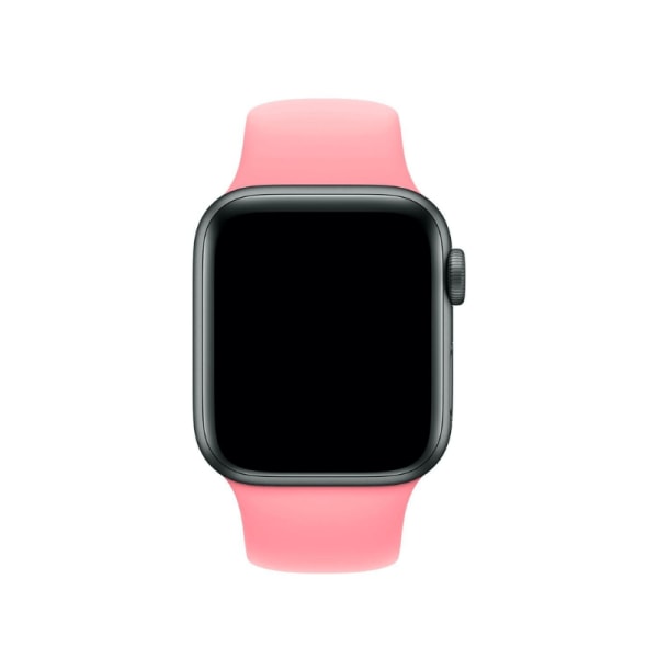 Silikonarmband till Apple Watch 42/44/45 mm Rosa S