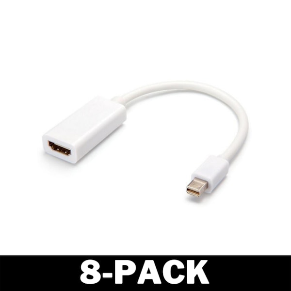 Macbook Displayport Thunderbolt till HDMI-Adapter 8-Pack