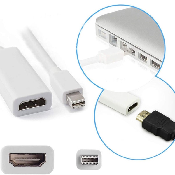 Macbook Displayport Thunderbolt till HDMI-Adapter 3-Pack