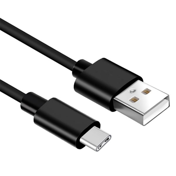USB-C Quick Charge Snabbladdare Kabel 1M Svart 3-Pack