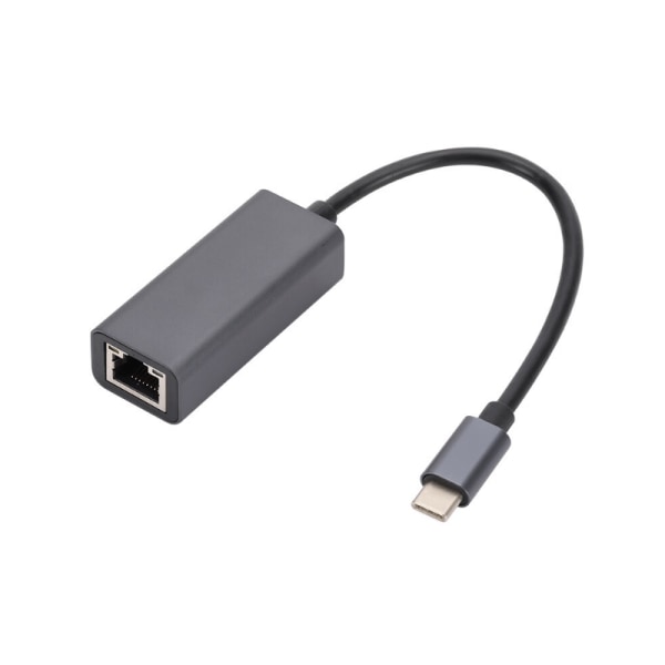 USB-C till Ethernet Adapter 1 Gbit/s Svart - Flerpack 1-Pack