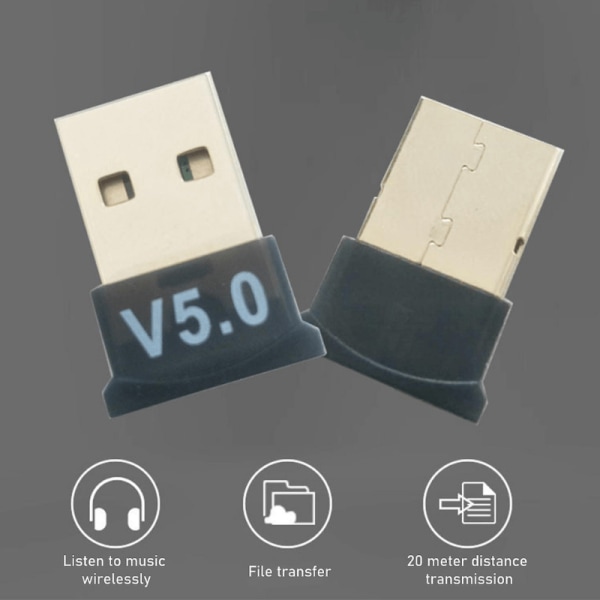 Högkvalitativ USB Bluetooth Adapter V5.0