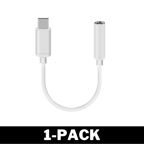 USB-C till AUX Adapter Företagspaket med Mängdrabatt 1-Pack