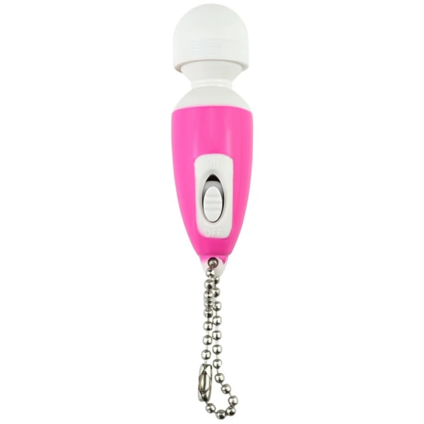 Mini Vibrator med Nyckelring Flera Färger Rosa