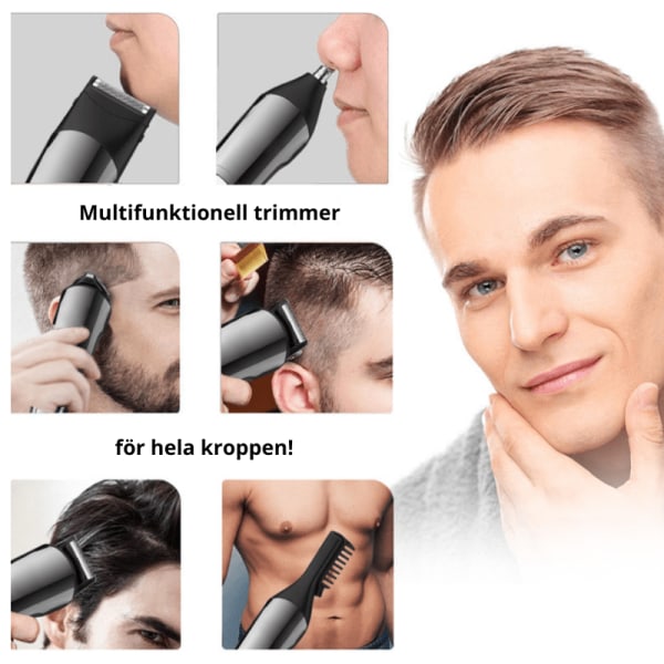 Multitrimmer Set - Högkvalitativ Trimmer för hela kroppen