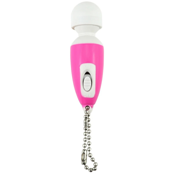 Mini Vibrator med Nyckelring Flera Färger Rosa Default Title