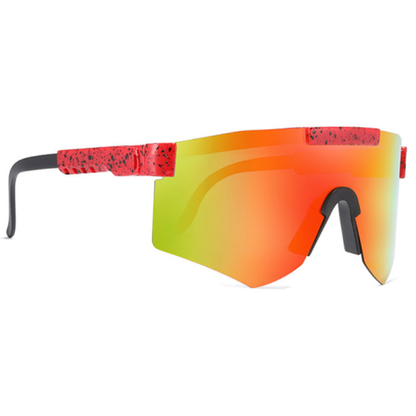 Polariserade Sportsolglasögon Unisex Crimson Red 1-Pack