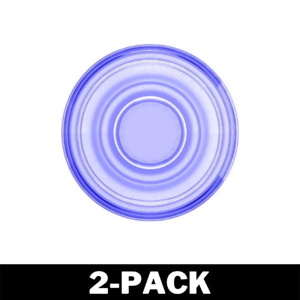 Mobilhållare Universell PopUp Socket Transparent Blue 2-Pack